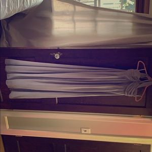 Joanna August Grey Bridesmaid Dress